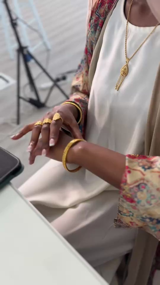 Twin Golden Bangles